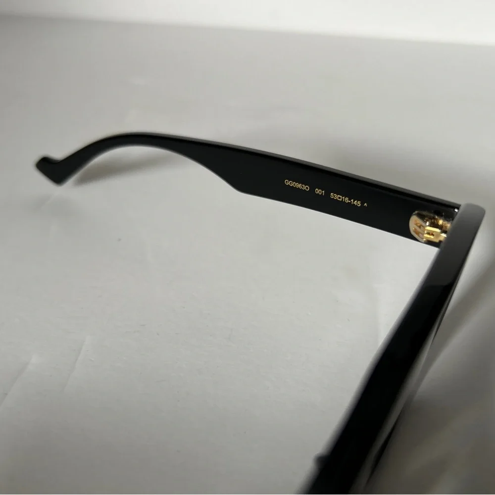 Gucci GG0963O 001 Black Square Full-Rim Square Unisex Frames NEW Unisex - Picture 7 of 10